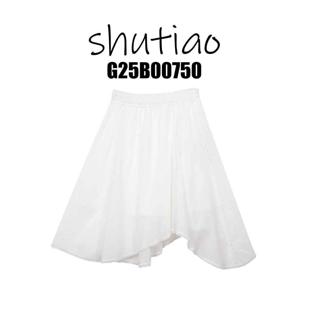 【SHUTIAO】2025春夏：新款小众设计款短裙G25B00750