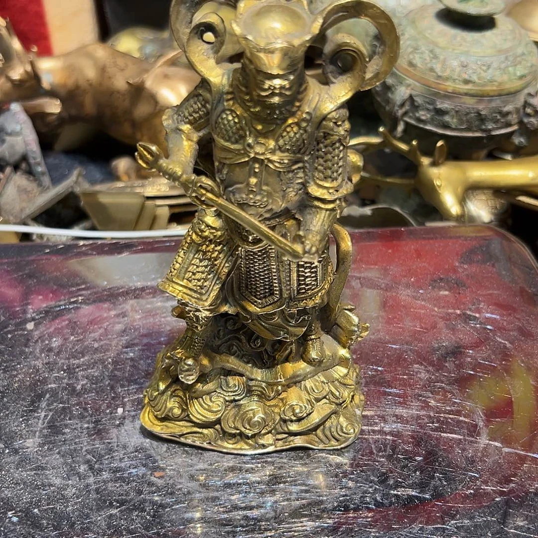 迈***琪黄铜摆件，文房摆件工艺品