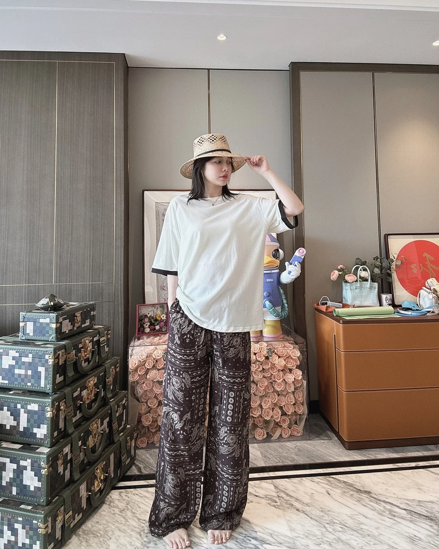 BETTER JOELAY-【咖色人生】时尚休闲直筒裤子宽松百搭KKH2255