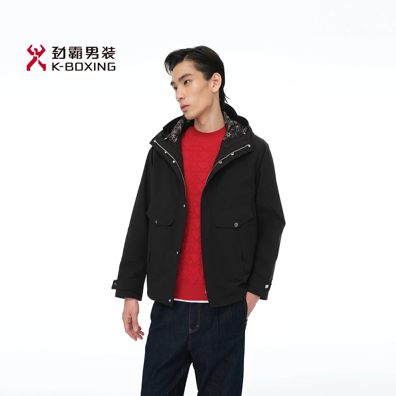 K-boxing/劲霸男装【时尚廓形】秋季时尚宽松敦煌艺术夹克┃CKDE1210
