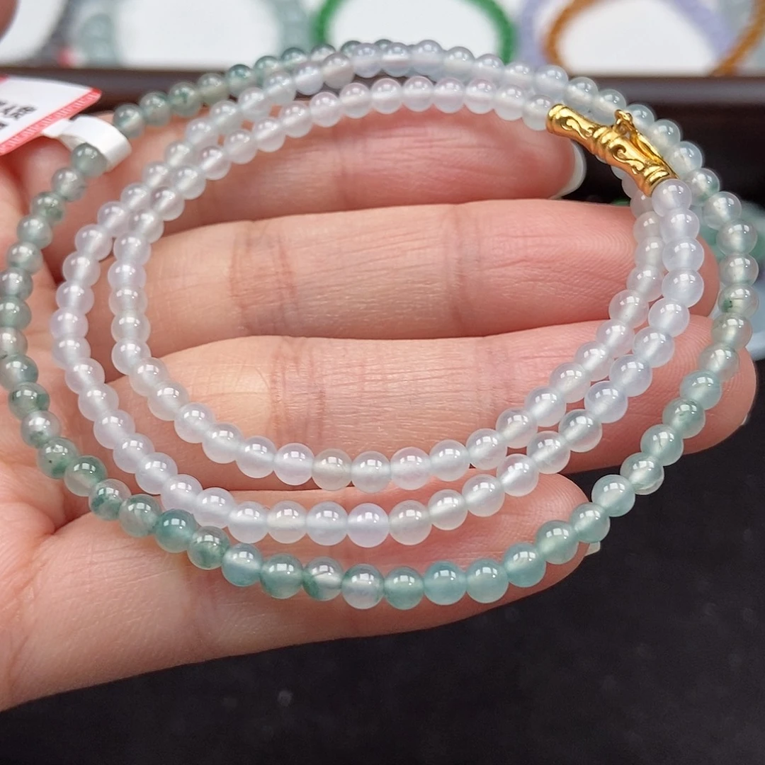 翡翠未镶嵌手串卡3.6