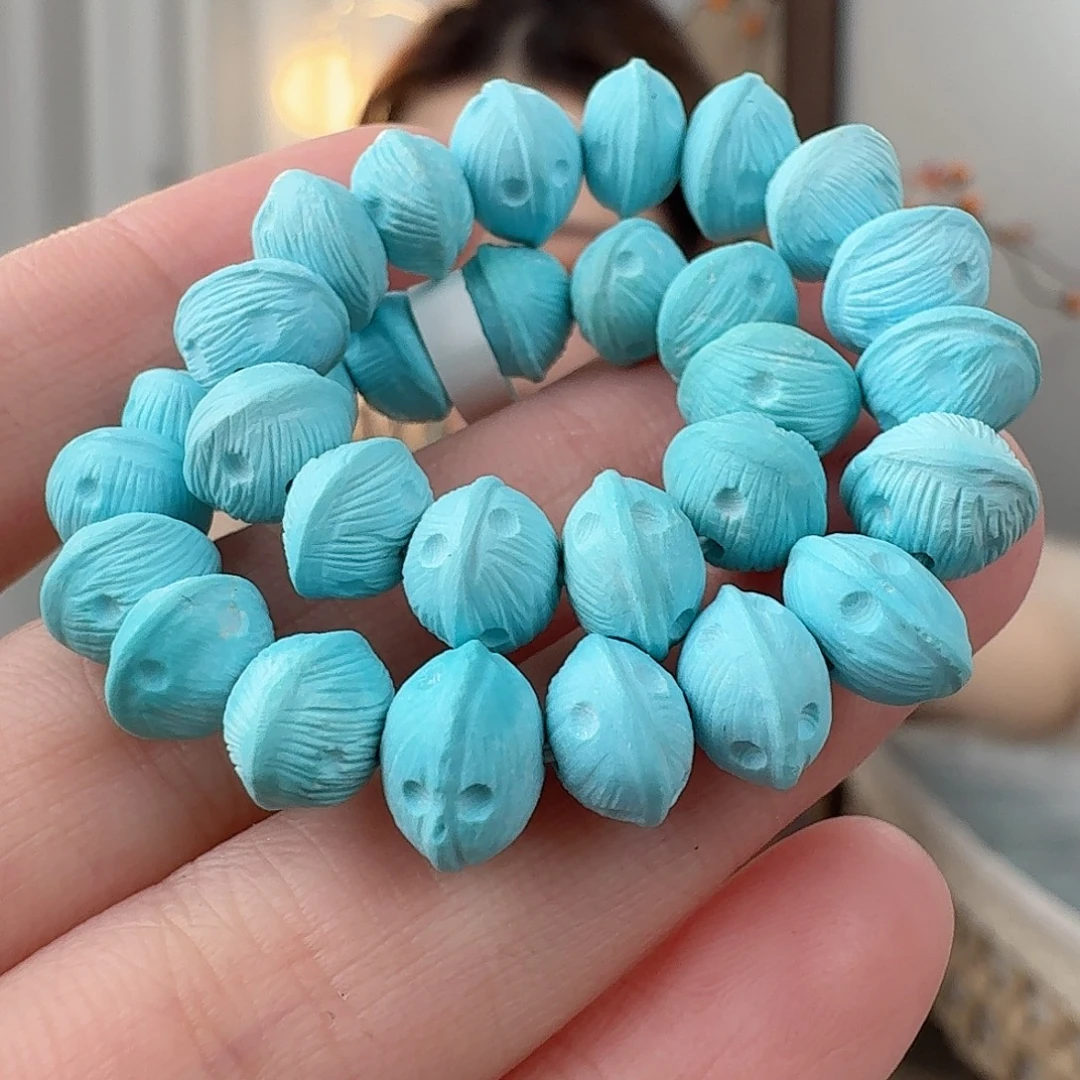 绿松石未镶嵌珠宝半成品