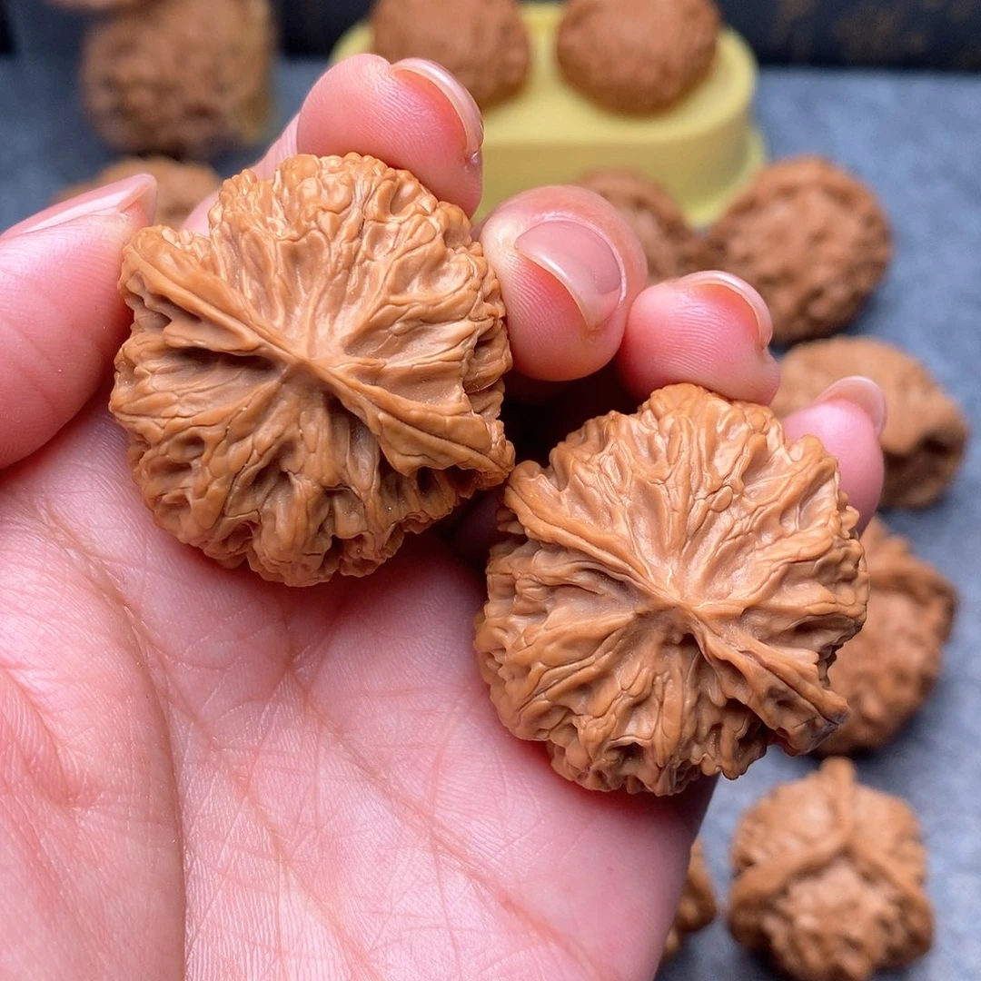 文玩核桃把件计*杰苹果37全