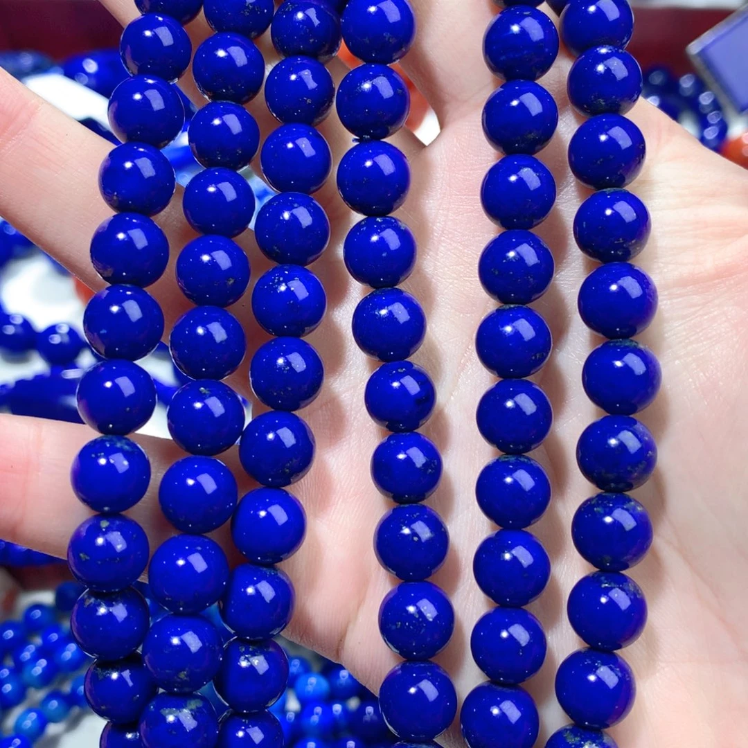 青金石未镶嵌8.7m108手链