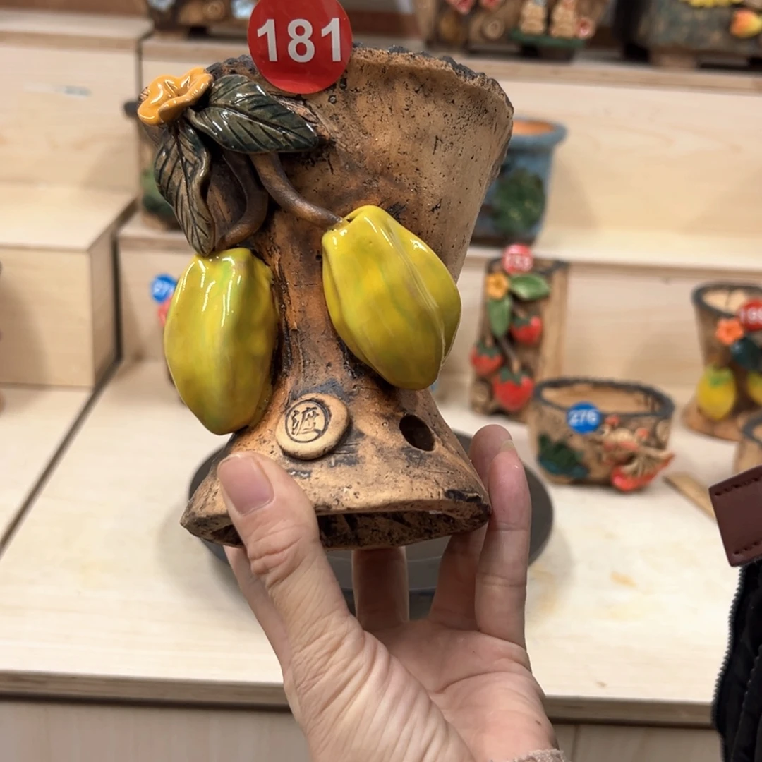 花盆紫砂181号内口9，外高13