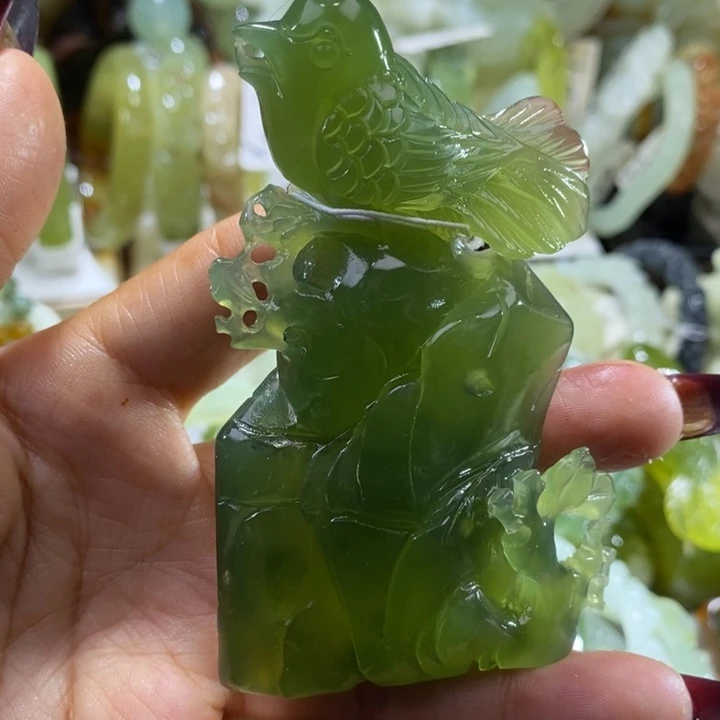 岫玉未镶嵌岫玉摆件