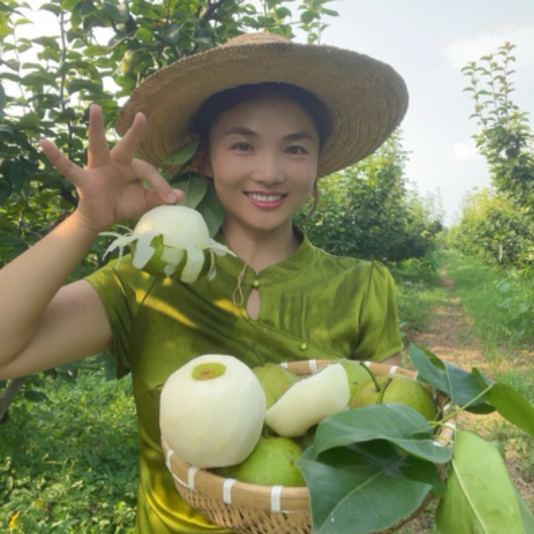 10年老树翠冠梨皮薄肉厚无渣核子小