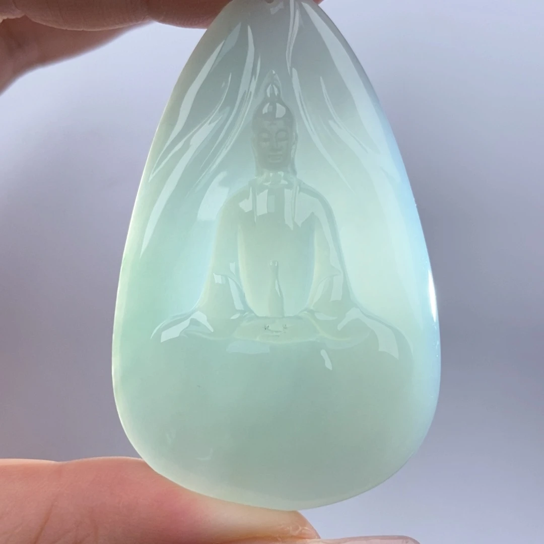 颈饰未镶嵌翡翠素衣