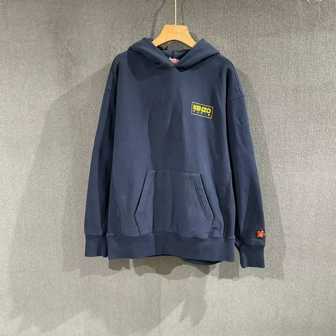 未使用 KENZO/肯佐 （pm）字母印花帽衫卫衣   xs码/4363