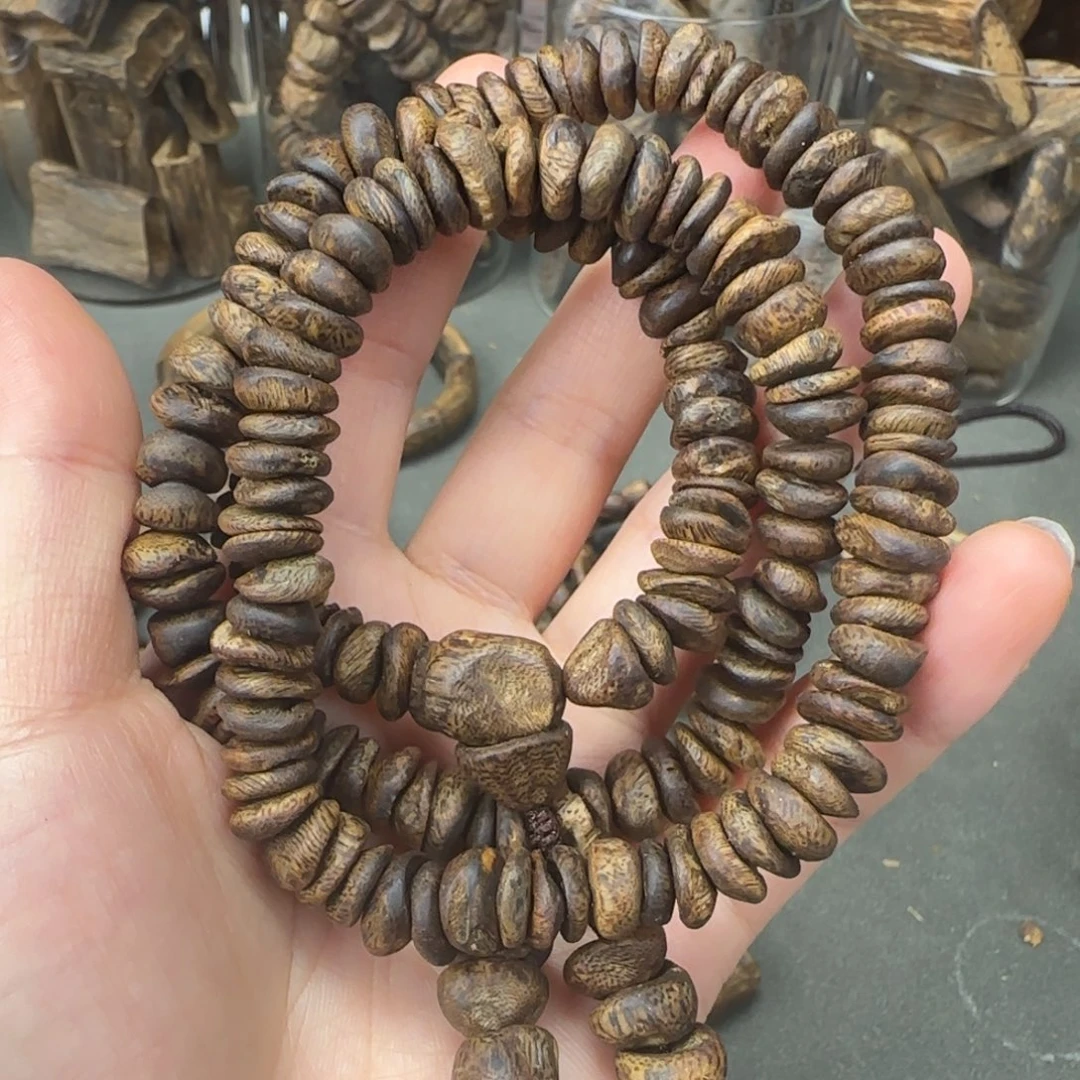 木奇楠淳化老料包壳随型多圈10mm