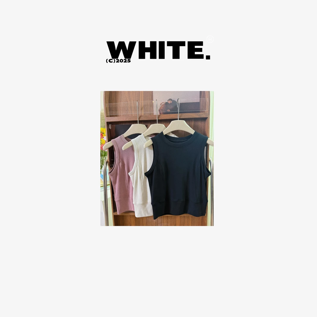 【露美】遮副乳弹力短款运动背心