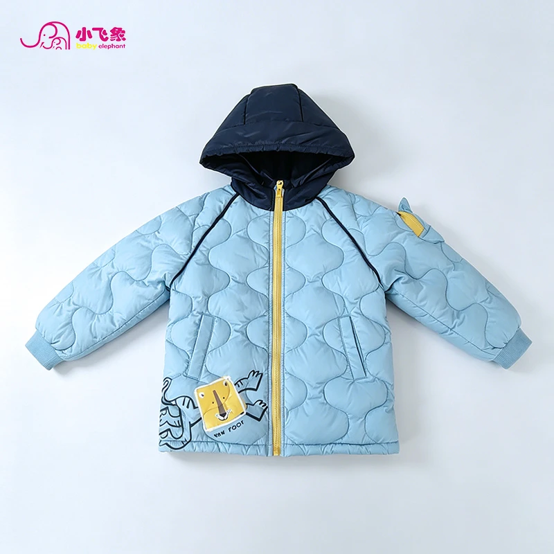 【小飞象】100-110天蓝色羽绒服童装5388