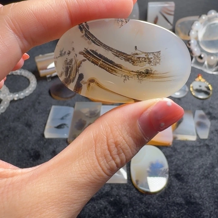 玛瑙/玉髓未镶嵌摆件