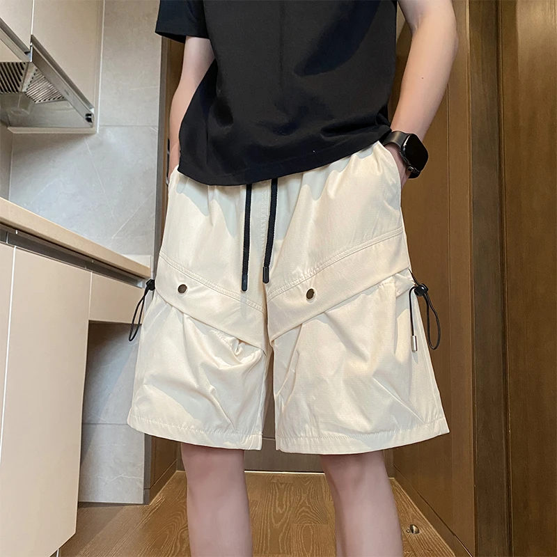 工装短裤男款夏季潮牌高街大口袋美式运动高端裤子休闲五分中裤男