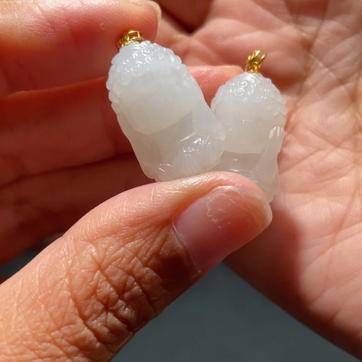 和田玉未镶嵌颈饰多样性发货，发其一