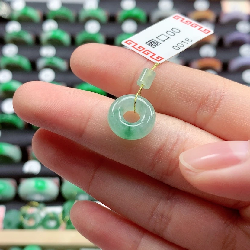 【闪购商品】翡翠戒指未镶嵌甜甜圈