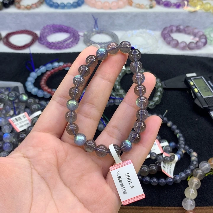 长石手串未镶嵌手串