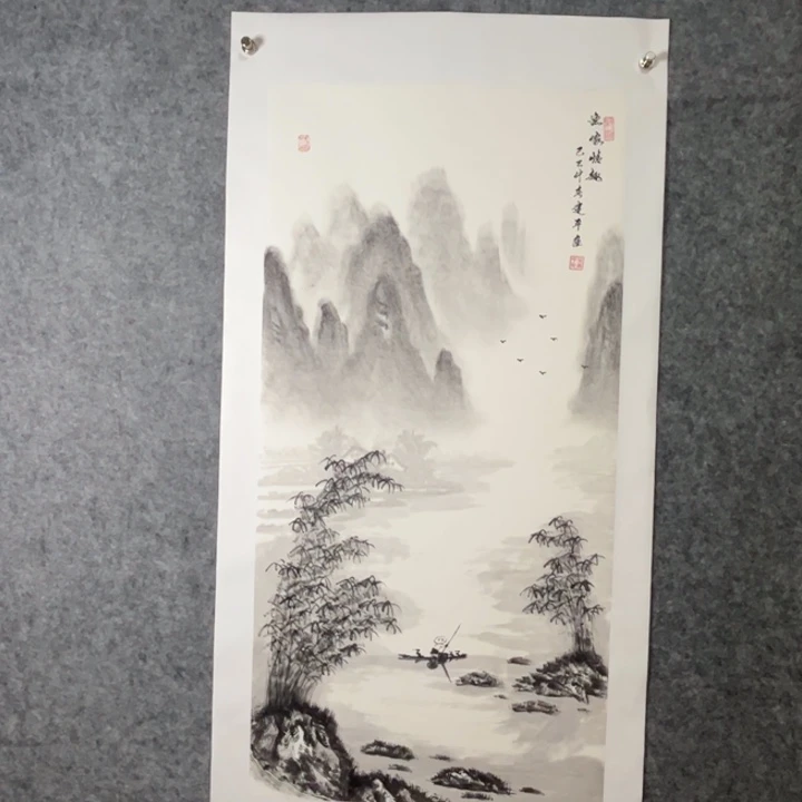 国画精品手绘国画作品