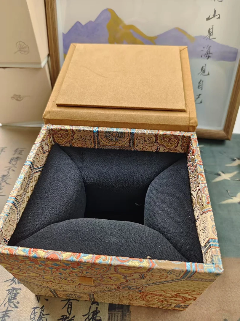 万花锦纹古风礼盒单杯礼盒茶具收纳防尘陶瓷老式高档