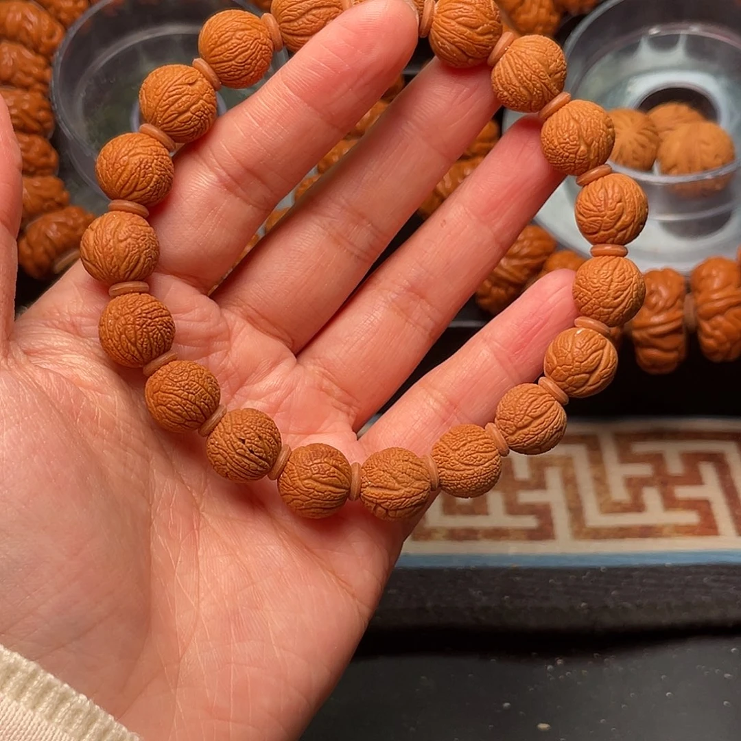 手串桃核龙纹甲骨13