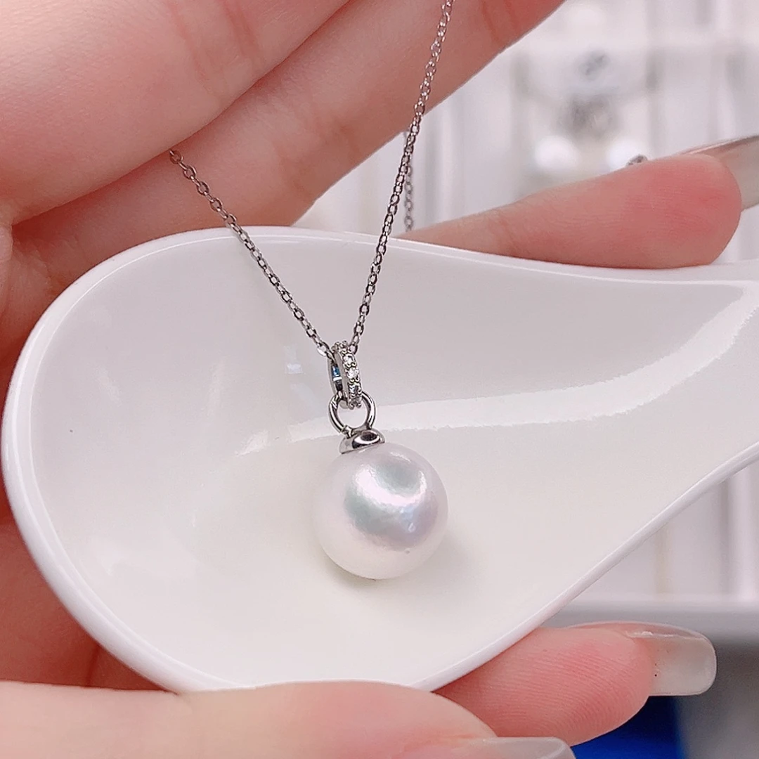 未镶嵌淡水珍珠吊坠(赠链)