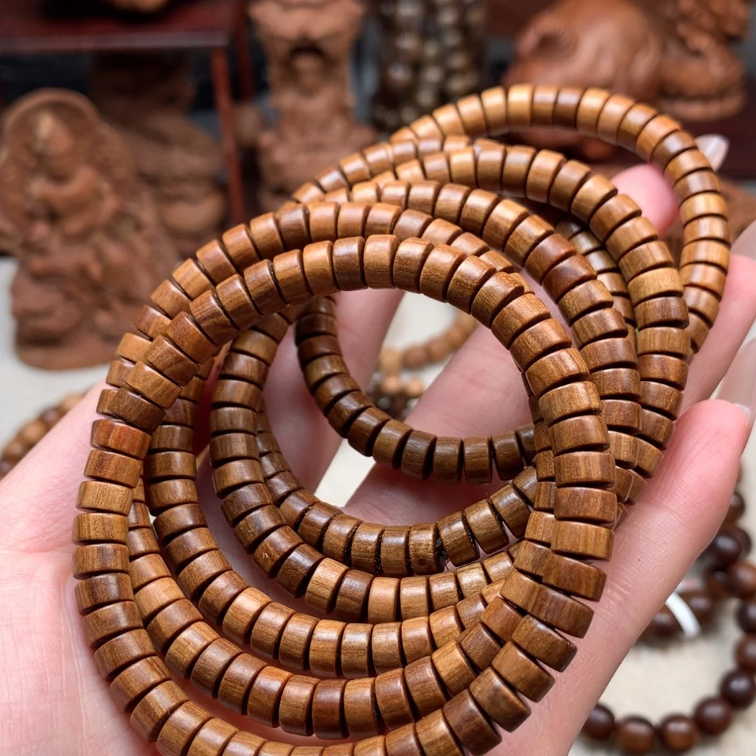 手串/手链檀香木老山檀香47药片珠沉水