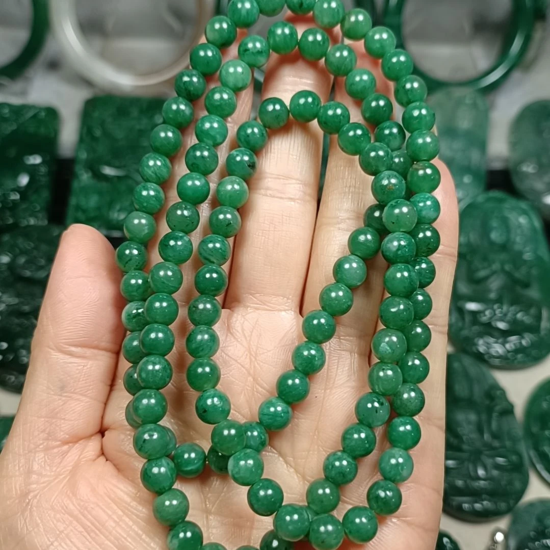 独山玉未镶嵌108☆7