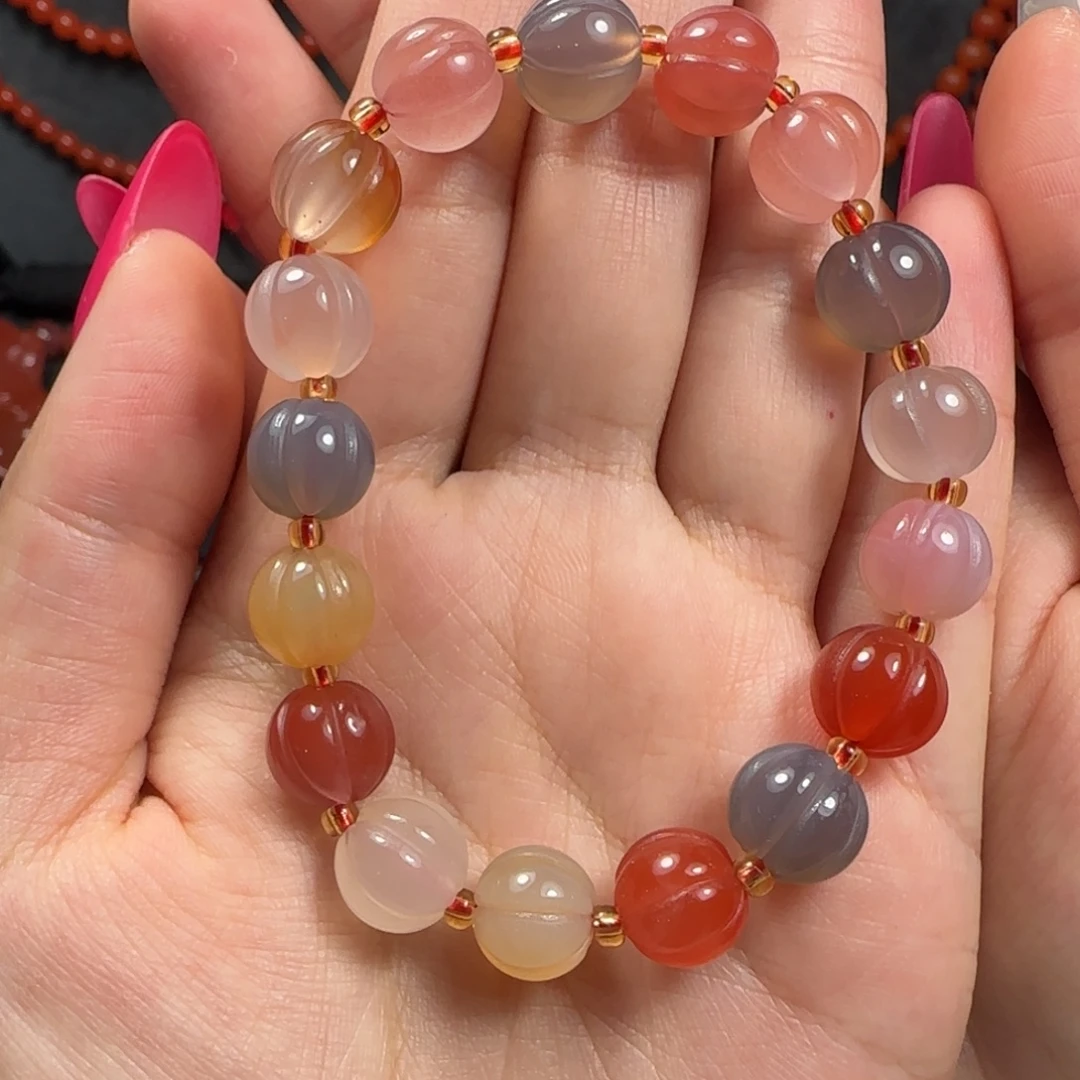 南红玛瑙未镶嵌手串10mm