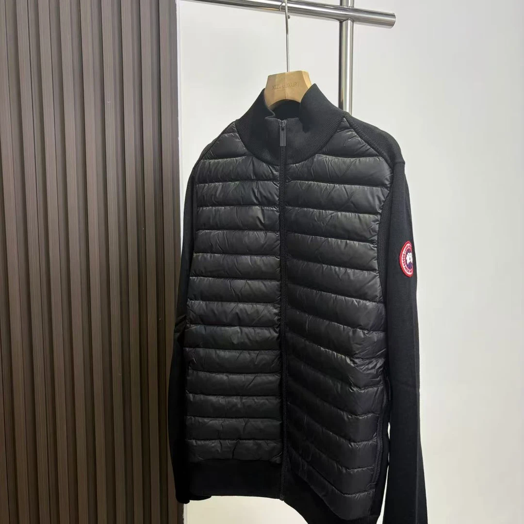 全新未使用 CANADA GOOSE 加拿大鹅男士针织轻便夹克羽绒服