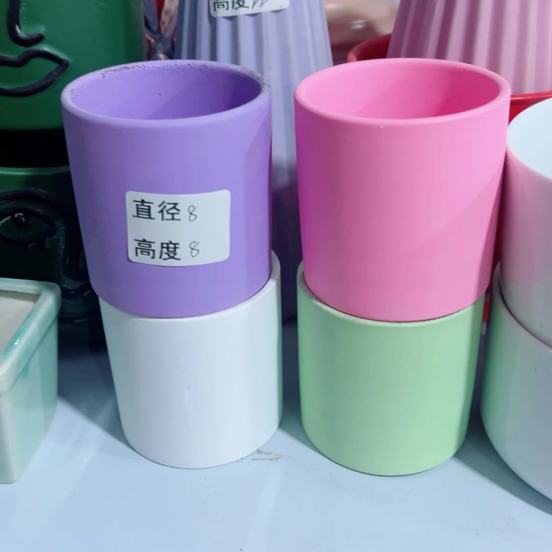 有孔，陶瓷花盆满10米包邮发货