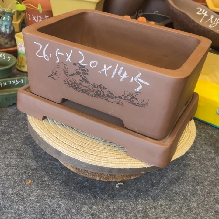 紫砂花盆紫砂花盆