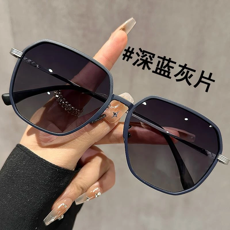 超轻塑钢钛大脸男士墨镜可配近视太阳镜驾驶开车专用偏光司机眼镜