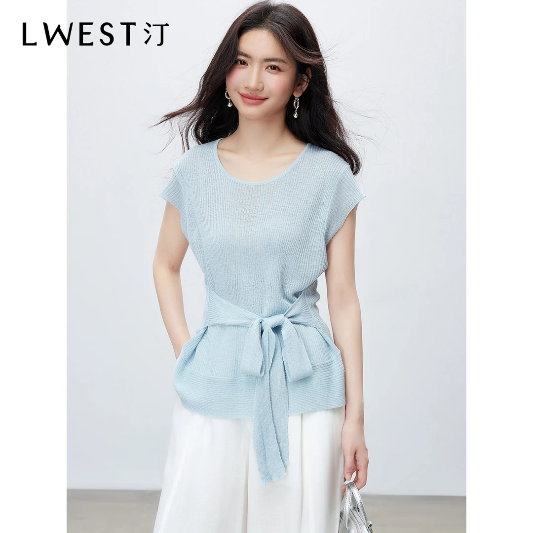 【商场同款】朗文斯汀百搭宽松别致显瘦收腰针织衫DTMZ5204E12797