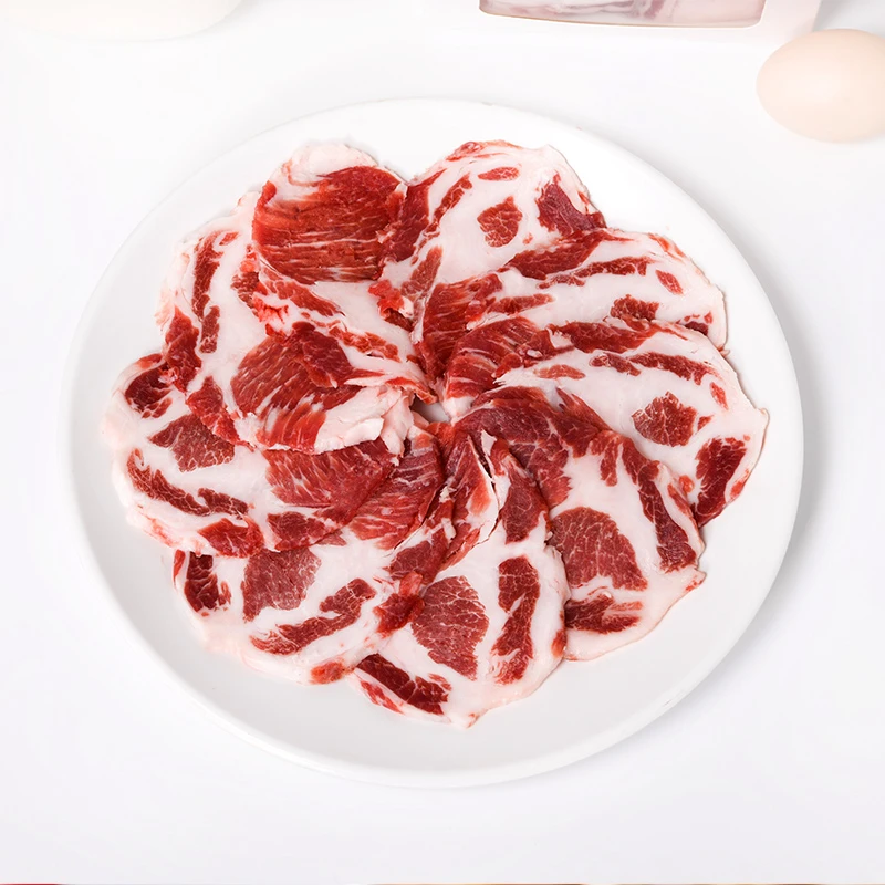 虎头土伏羲山老品种黑猪虎头土猪新年特惠五花排1斤+腿肉1斤