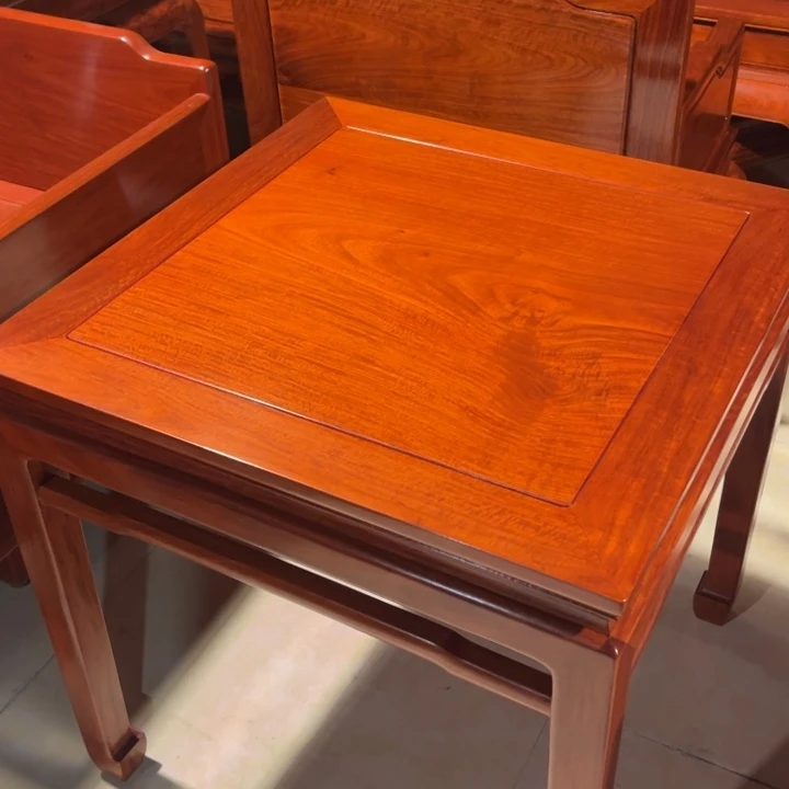 G***s紫檀木类成套家具缅甸花梨木78八仙桌