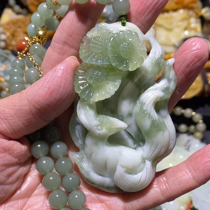 岫玉岫玉吊坠未镶嵌