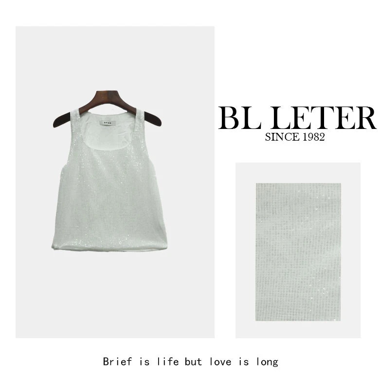 BL LETER  满天星吊带