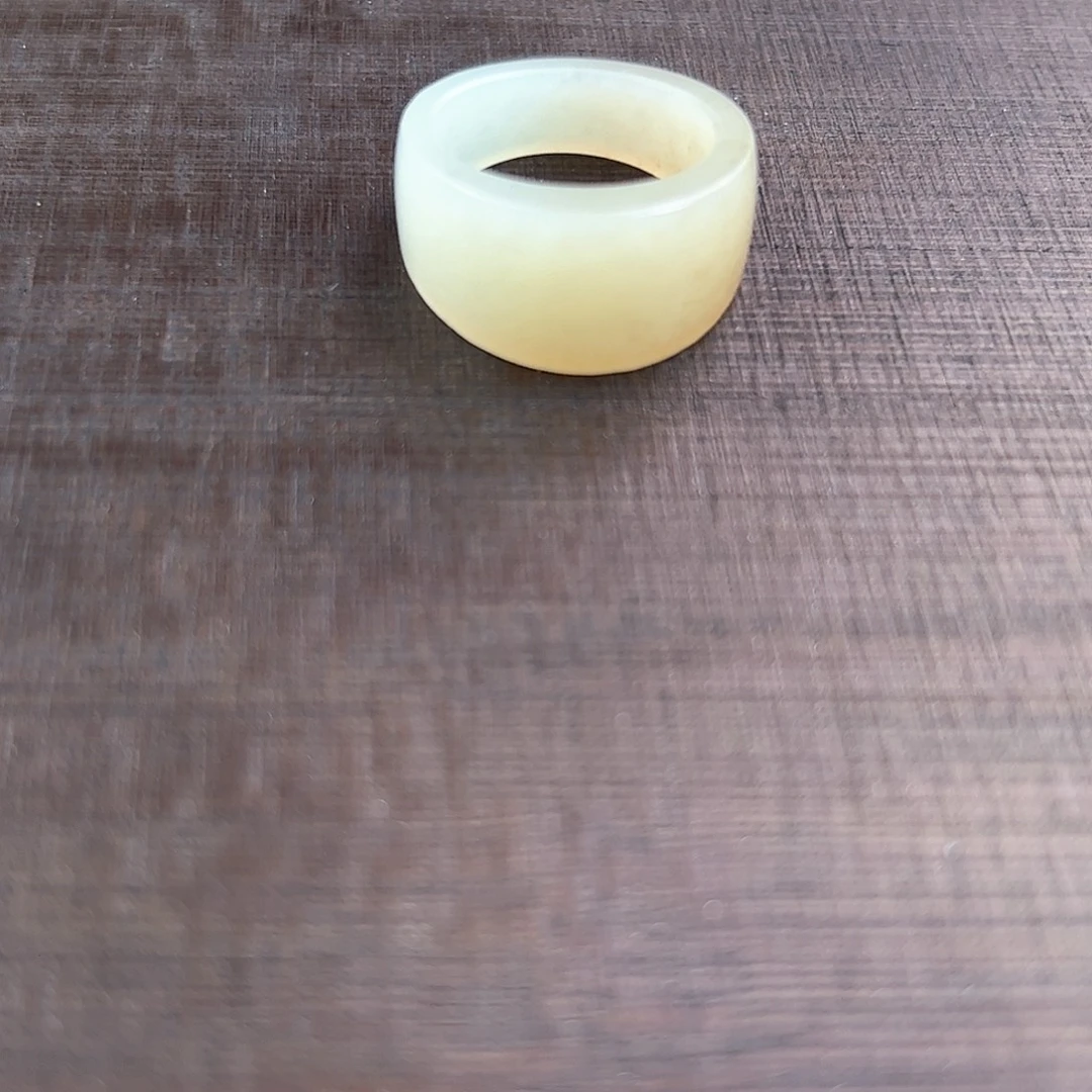 小***云和田玉未镶嵌戒指17.2内经