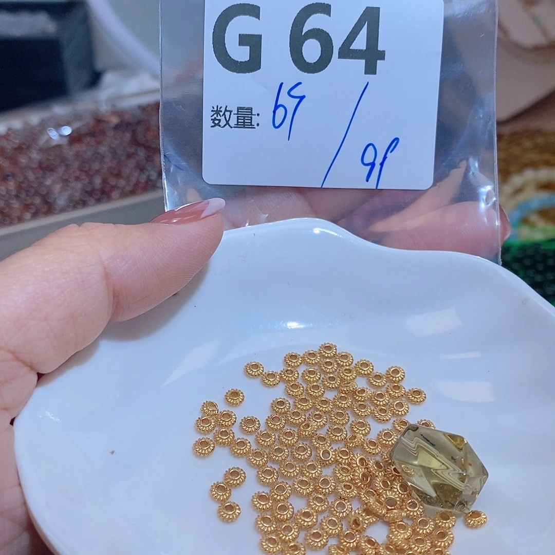 水晶珠宝半成品银S925镶嵌G64