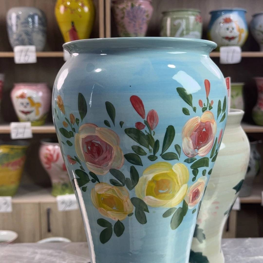 景德镇陶瓷花盆花盆