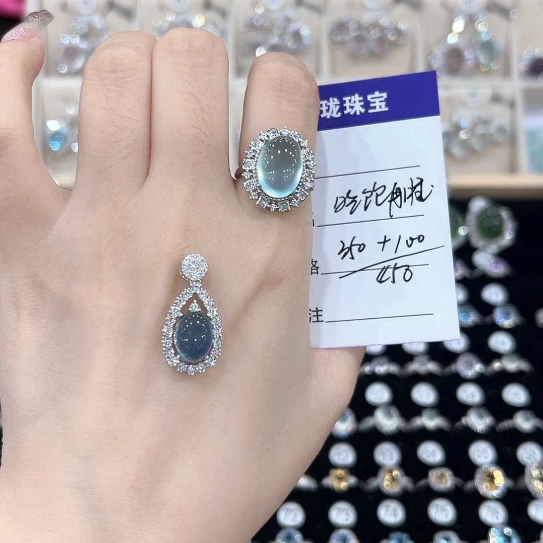 吃***。黄晶戒指银S925镶嵌戒指