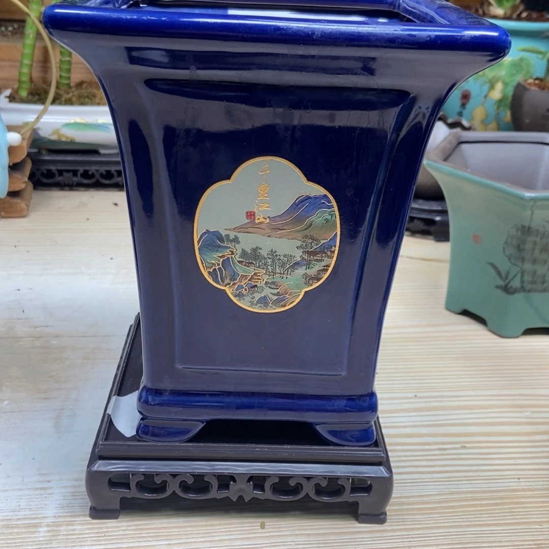 瓷片陶瓷花盆陶瓷艺术