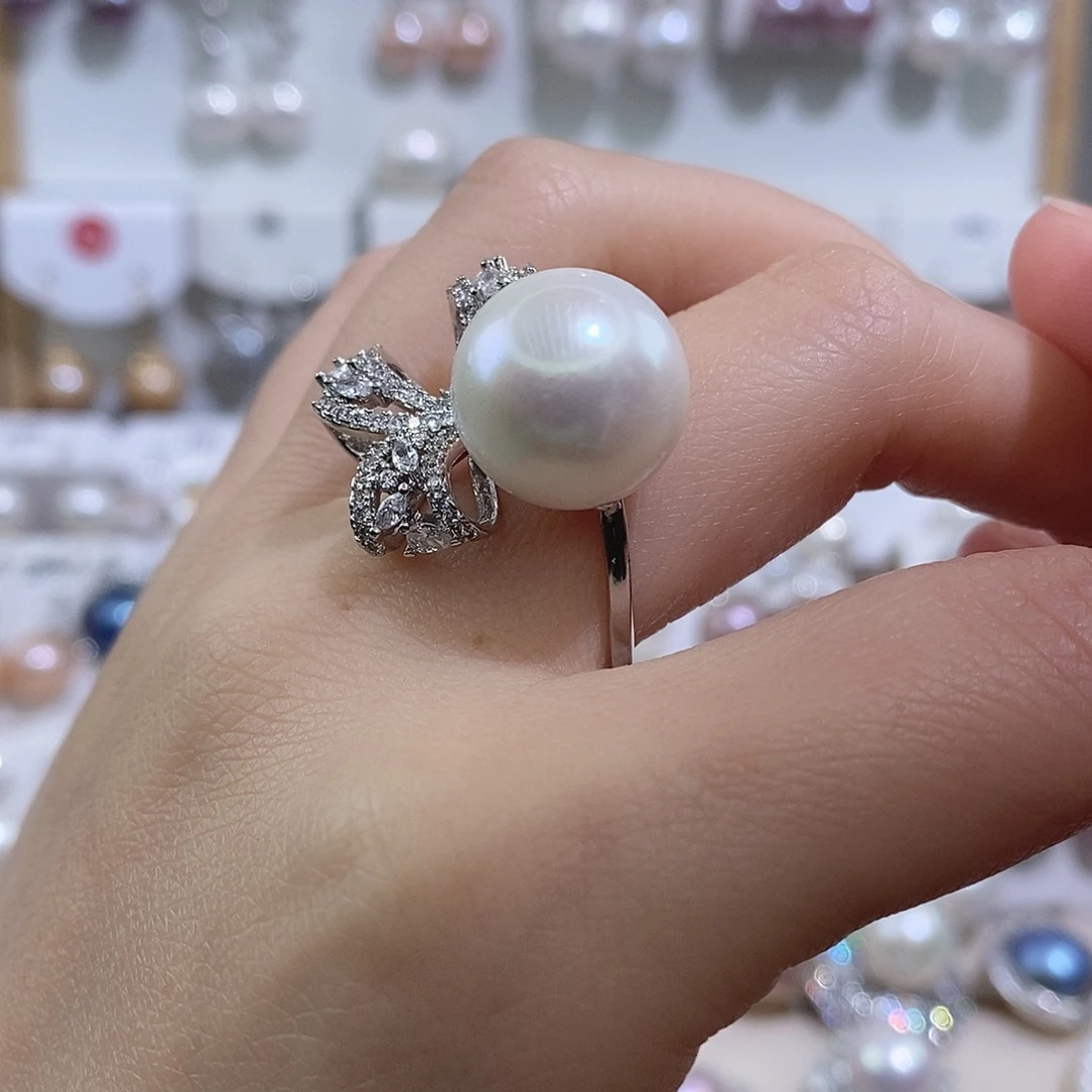 戒指未镶嵌淡水珍珠w14.2