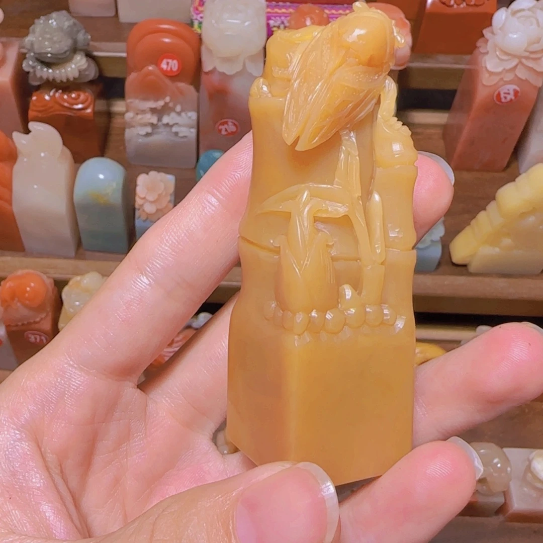 佛***连昌化石印石篆刻作品