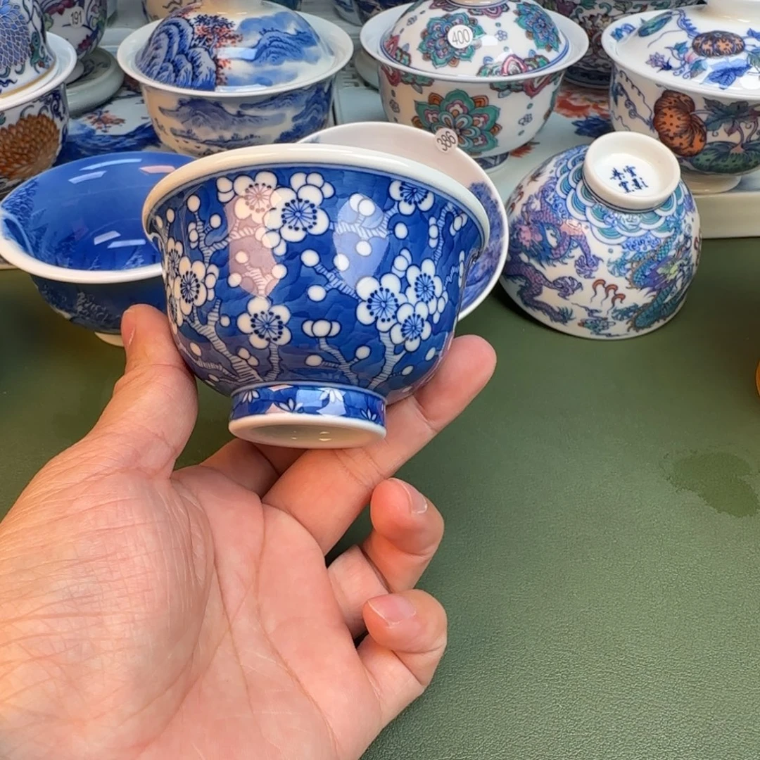 纯手工纯手绘茶具石头305