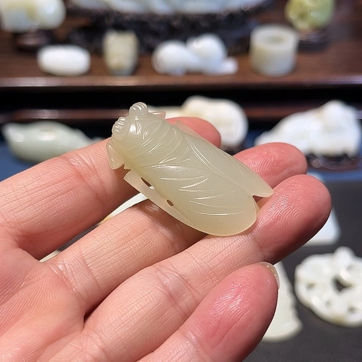 无***过和田玉未镶嵌挂件