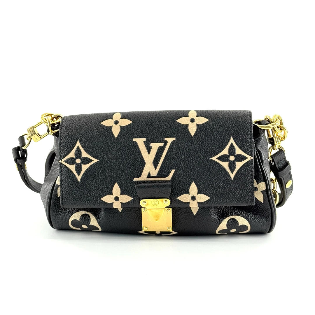 99新 LouisVuitton/路易威登 Favorite 黑白云朵包 熊猫色芯片款