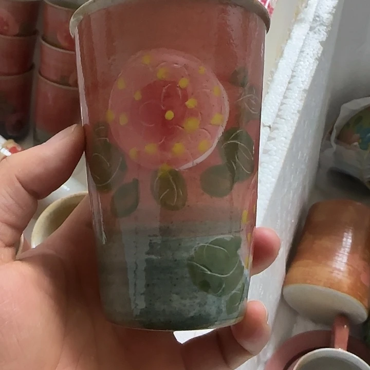 手柄款304不锈钢可乐杯景德镇