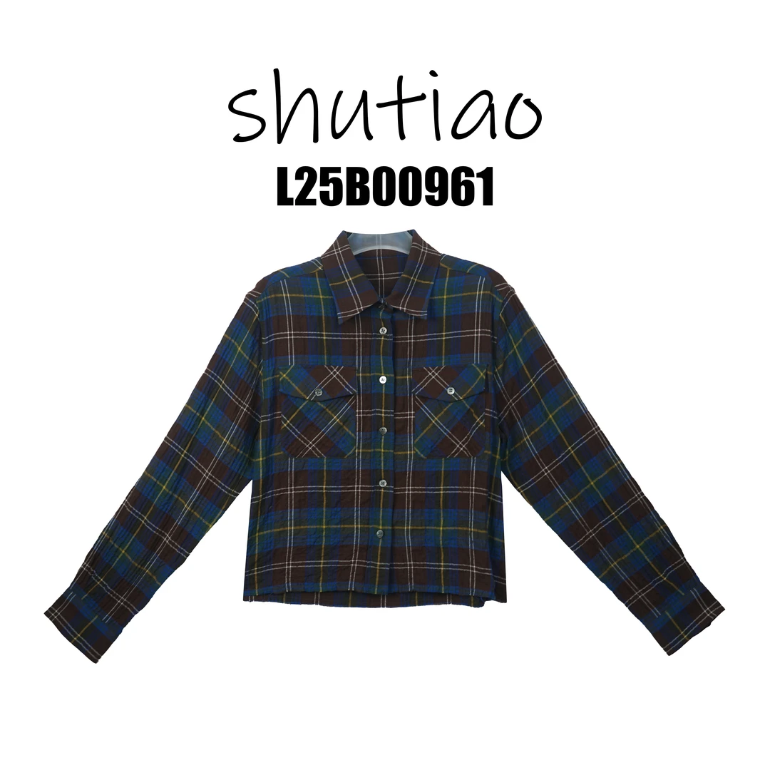 【SHUTIAO】2025春夏：新款小众设计款衬衫L25B00961
