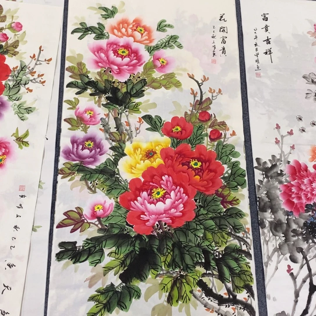 国画尺寸140✖️70四尺精品手绘画